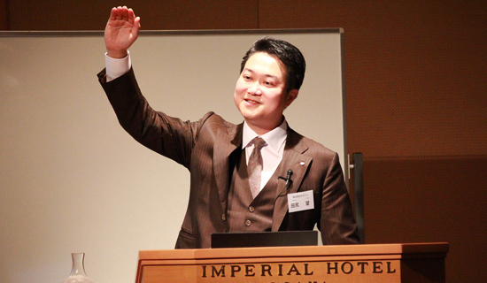 ご講演中の田尻氏